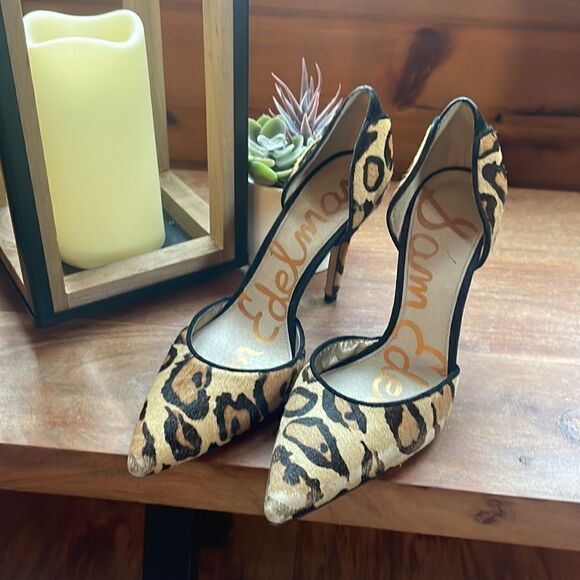 Animal print Sam Edelman heels - Picture 1 of 11